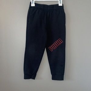 Red & black Puma sweatpants